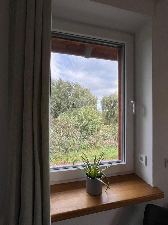 Ferienhaus Auszeit Mit Sauna Schwarz Exteriér fotografie