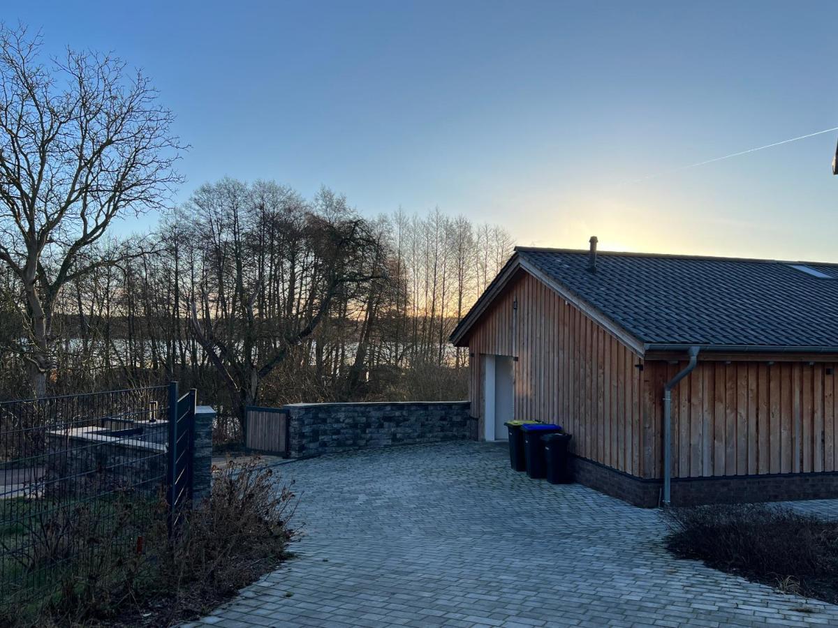 Ferienhaus Auszeit Mit Sauna Schwarz Exteriér fotografie