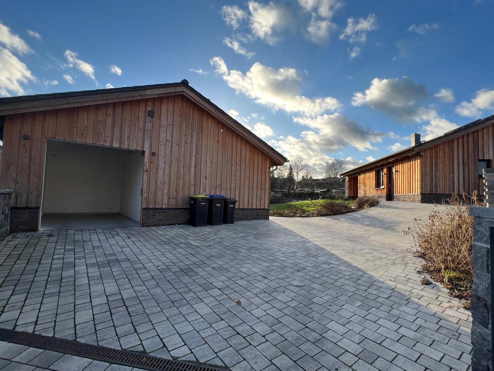 Ferienhaus Auszeit Mit Sauna Schwarz Exteriér fotografie